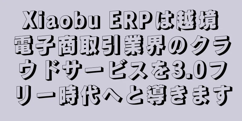 Xiaobu ERPは越境電子商取引業界のクラウドサービスを3.0フリー時代へと導きます