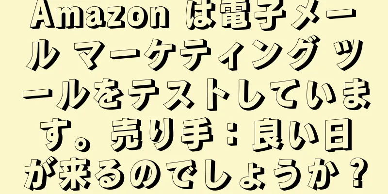Amazon は電子メール マーケティング ツールをテストしています。売り手：良い日が来るのでしょうか？