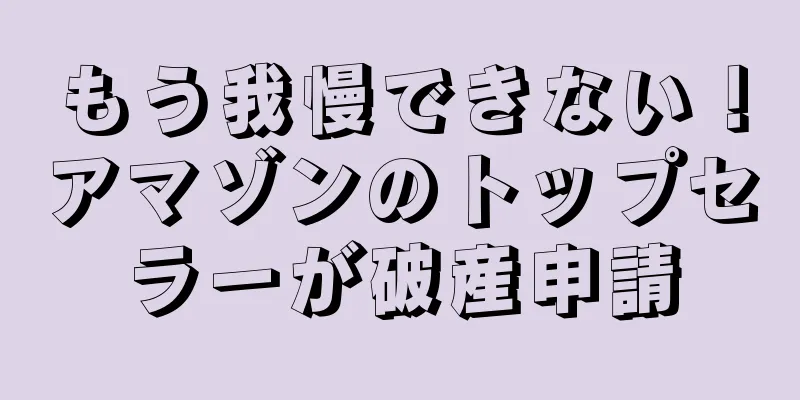 もう我慢できない！アマゾンのトップセラーが破産申請