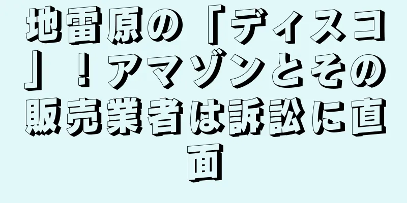 地雷原の「ディスコ」！アマゾンとその販売業者は訴訟に直面