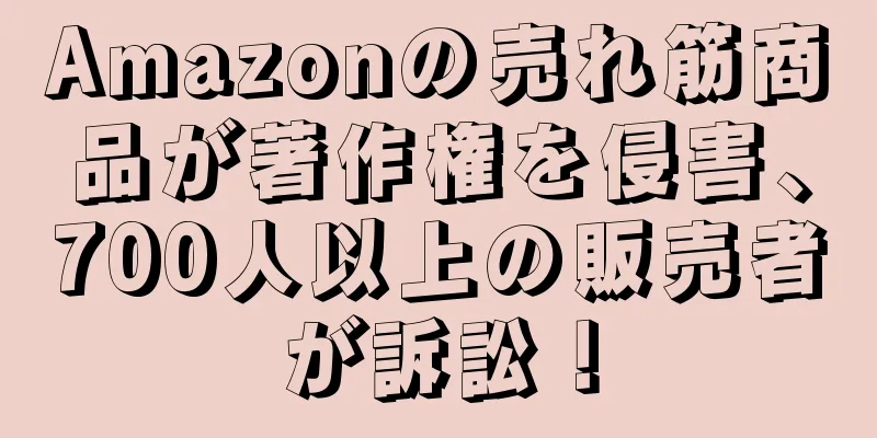 Amazonの売れ筋商品が著作権を侵害、700人以上の販売者が訴訟！