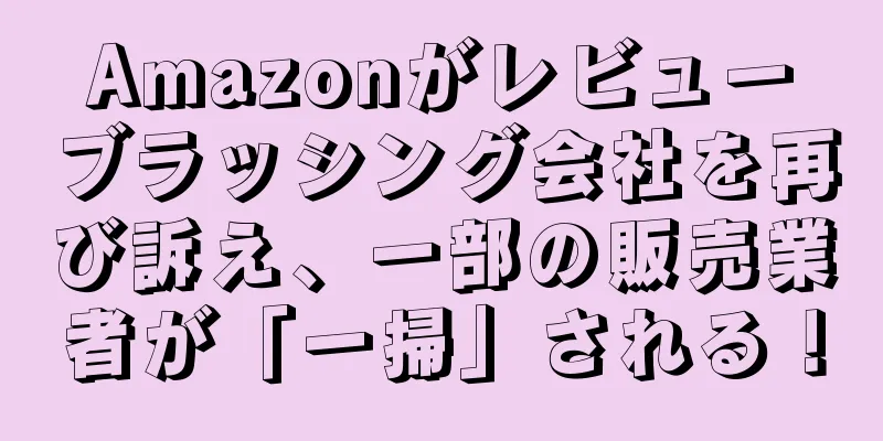 Amazonがレビューブラッシング会社を再び訴え、一部の販売業者が「一掃」される！