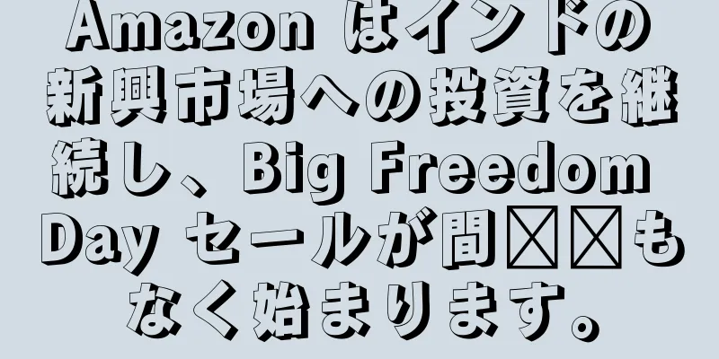 Amazon はインドの新興市場への投資を継続し、Big Freedom Day セールが間​​もなく始まります。