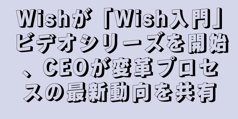 Wishが「Wish入門」ビデオシリーズを開始、CEOが変革プロセスの最新動向を共有