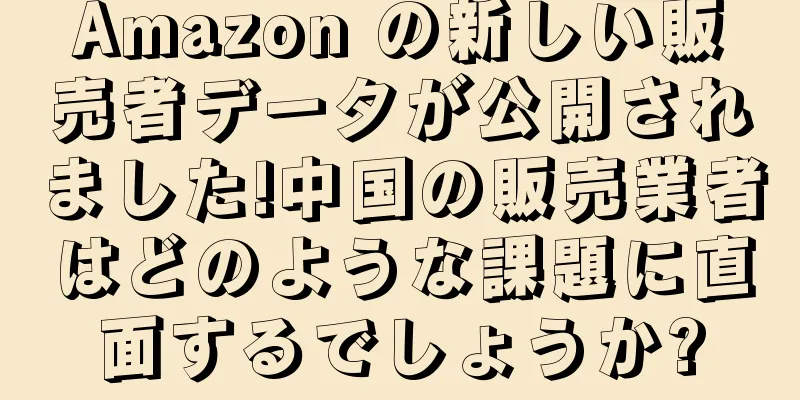 Amazon の新しい販売者データが公開されました!中国の販売業者はどのような課題に直面するでしょうか?