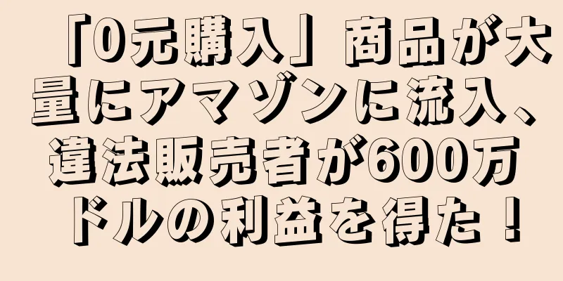 「0元購入」商品が大量にアマゾンに流入、違法販売者が600万ドルの利益を得た！