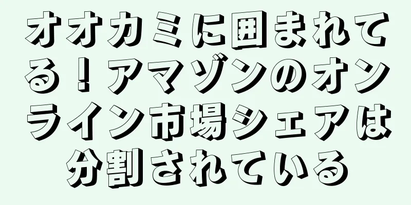 オオカミに囲まれてる！アマゾンのオンライン市場シェアは分割されている