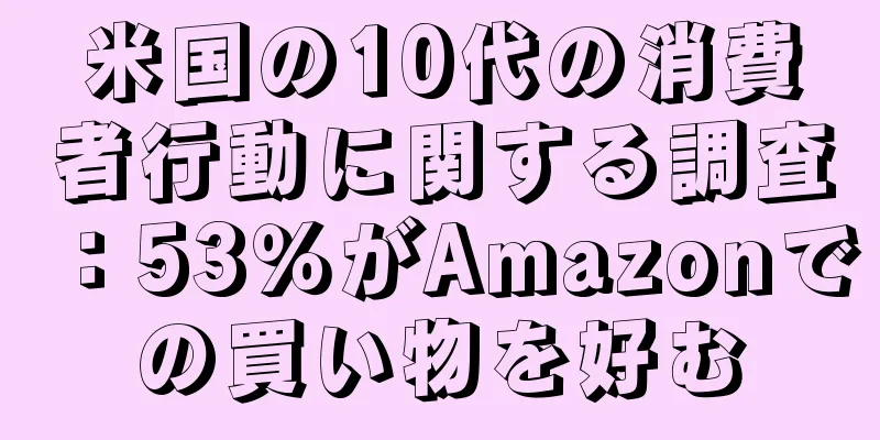 米国の10代の消費者行動に関する調査：53％がAmazonでの買い物を好む