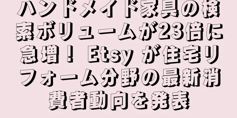 ハンドメイド家具の検索ボリュームが23倍に急増！ Etsy が住宅リフォーム分野の最新消費者動向を発表