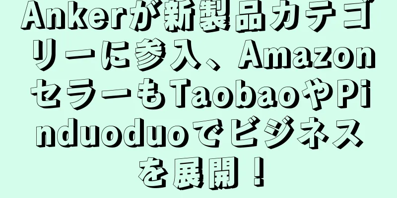 Ankerが新製品カテゴリーに参入、AmazonセラーもTaobaoやPinduoduoでビジネスを展開！