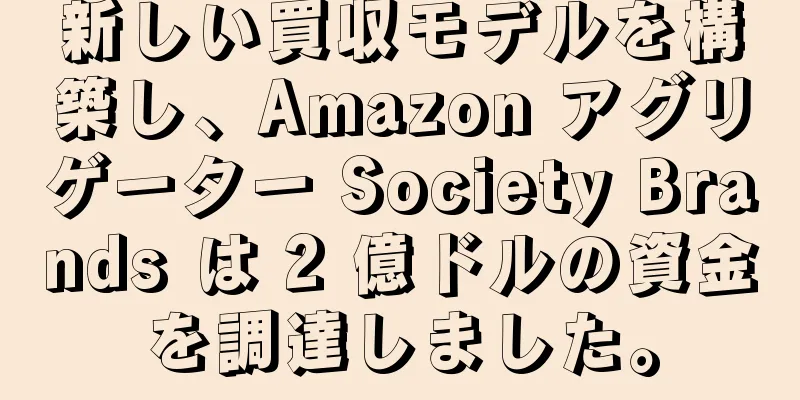 新しい買収モデルを構築し、Amazon アグリゲーター Society Brands は 2 億ドルの資金を調達しました。