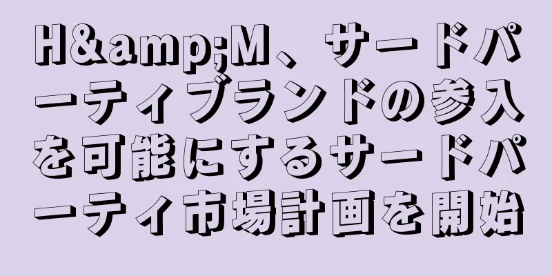 H&M、サードパーティブランドの参入を可能にするサードパーティ市場計画を開始