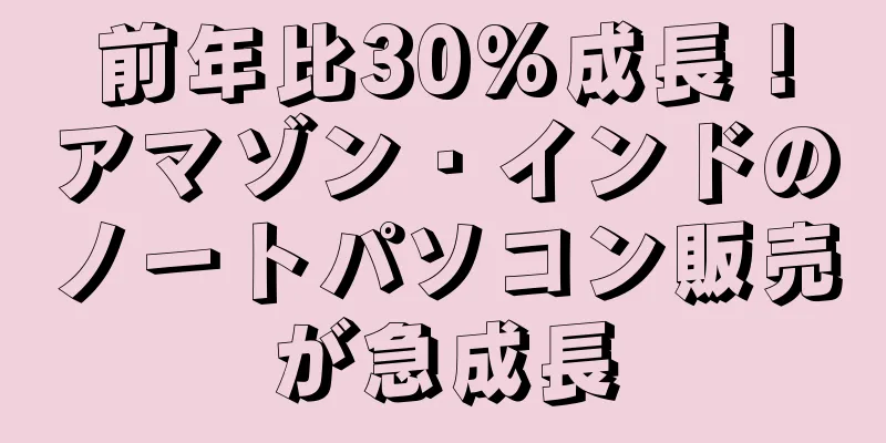 前年比30%成長！アマゾン・インドのノートパソコン販売が急成長