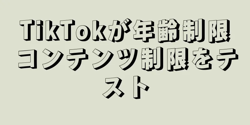 TikTokが年齢制限コンテンツ制限をテスト
