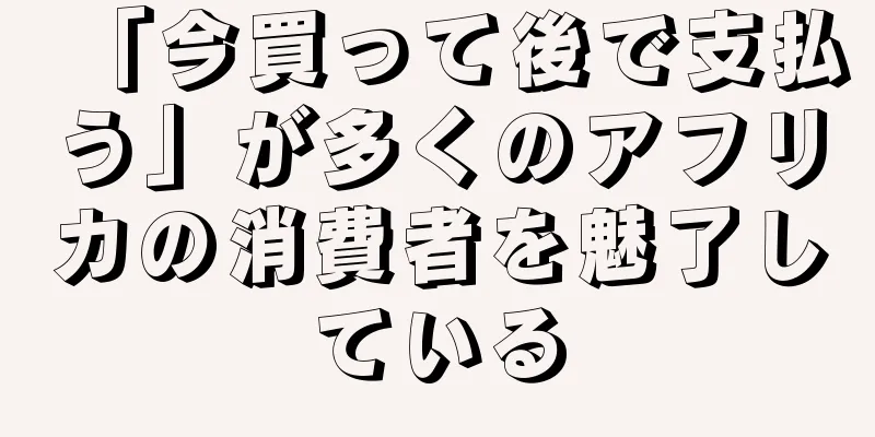 「今買って後で支払う」が多くのアフリカの消費者を魅了している