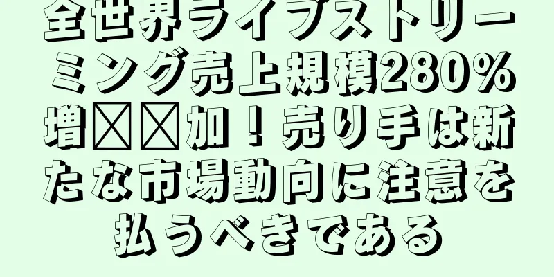 全世界ライブストリーミング売上規模280%増​​加！売り手は新たな市場動向に注意を払うべきである