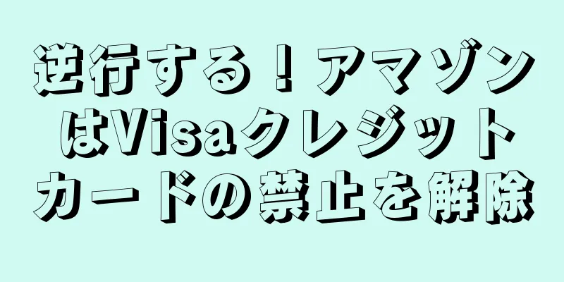 逆行する！アマゾンはVisaクレジットカードの禁止を解除