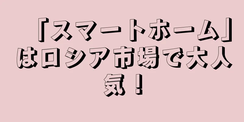 「スマートホーム」はロシア市場で大人気！