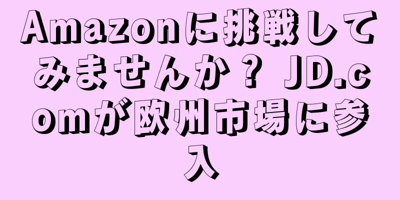 Amazonに挑戦してみませんか？ JD.comが欧州市場に参入