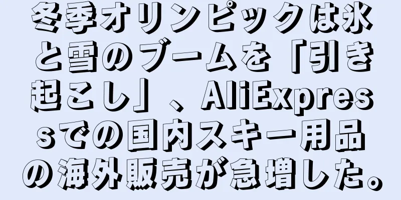 冬季オリンピックは氷と雪のブームを「引き起こし」、AliExpressでの国内スキー用品の海外販売が急増した。