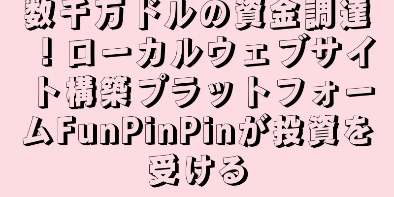 数千万ドルの資金調達！ローカルウェブサイト構築プラットフォームFunPinPinが投資を受ける