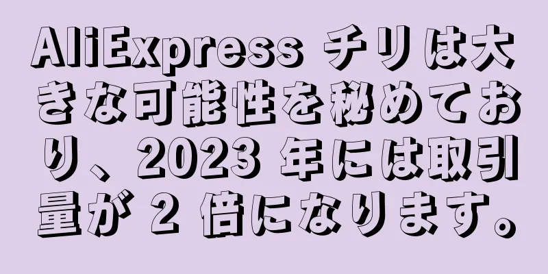 AliExpress チリは大きな可能性を秘めており、2023 年には取引量が 2 倍になります。