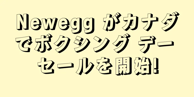 Newegg がカナダでボクシング デー セールを開始!