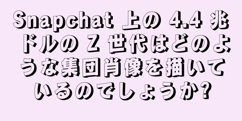 Snapchat 上の 4.4 兆ドルの Z 世代はどのような集団肖像を描いているのでしょうか?