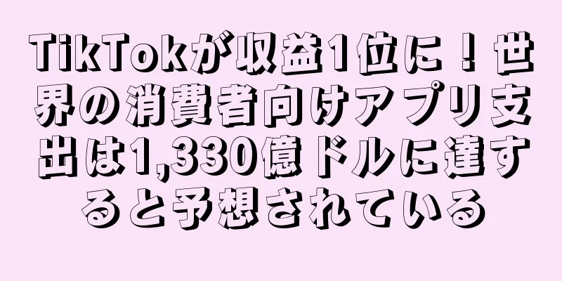 TikTokが収益1位に！世界の消費者向けアプリ支出は1,330億ドルに達すると予想されている