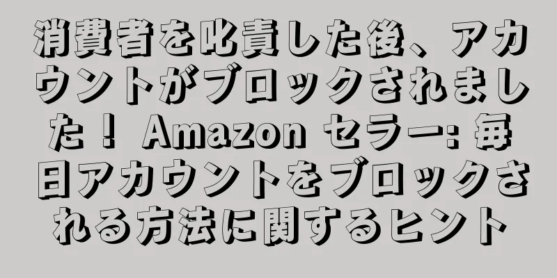 消費者を叱責した後、アカウントがブロックされました！ Amazon セラー: 毎日アカウントをブロックされる方法に関するヒント