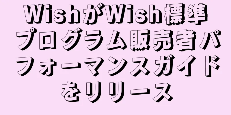 WishがWish標準プログラム販売者パフォーマンスガイドをリリース