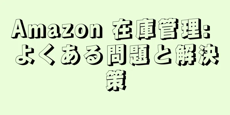 Amazon 在庫管理: よくある問題と解決策