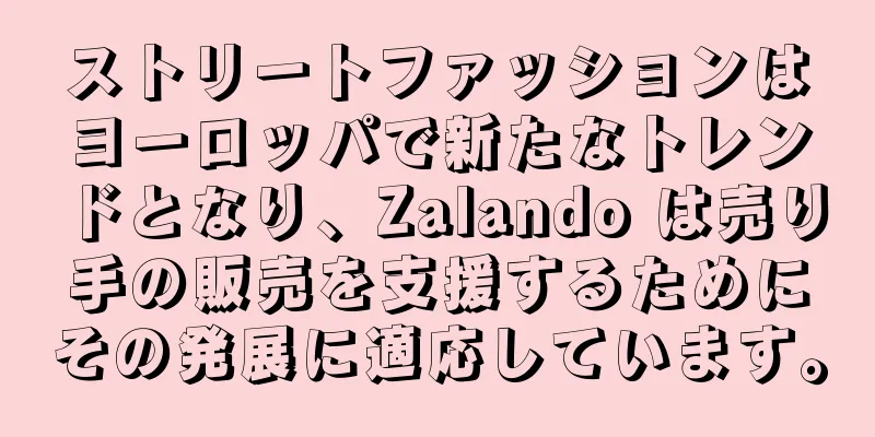 ストリートファッションはヨーロッパで新たなトレンドとなり、Zalando は売り手の販売を支援するためにその発展に適応しています。