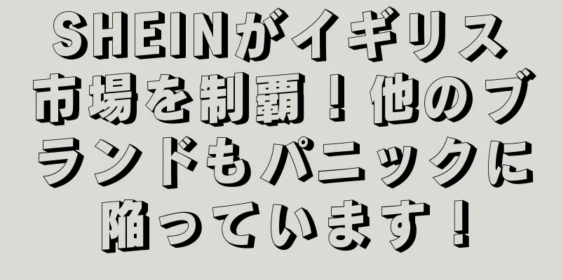 SHEINがイギリス市場を制覇！他のブランドもパニックに陥っています！