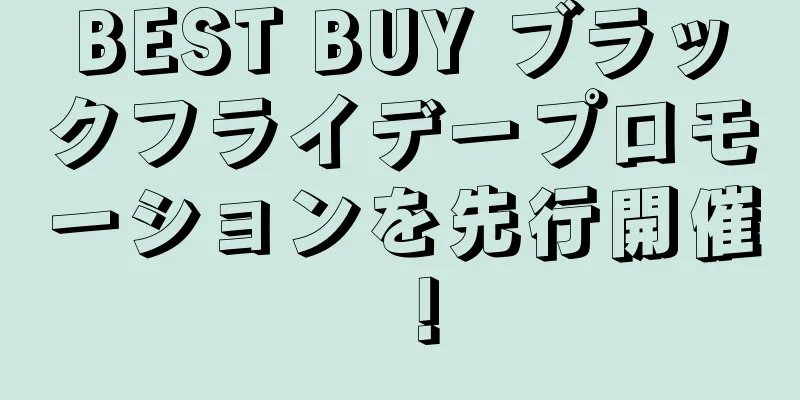 BEST BUY ブラックフライデープロモーションを先行開催！