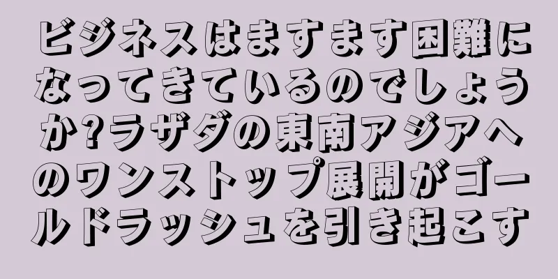 ビジネスはますます困難になってきているのでしょうか?ラザダの東南アジアへのワンストップ展開がゴールドラッシュを引き起こす