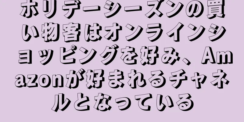 ホリデーシーズンの買い物客はオンラインショッピングを好み、Amazonが好まれるチャネルとなっている