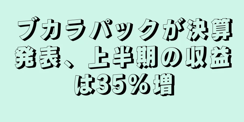 ブカラパックが決算発表、上半期の収益は35%増