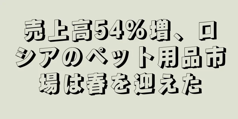 売上高54%増、ロシアのペット用品市場は春を迎えた