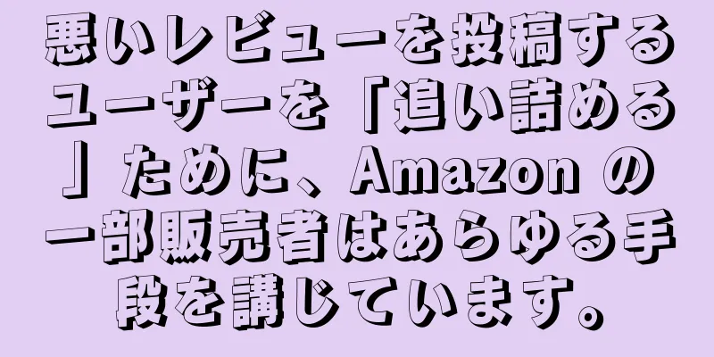 悪いレビューを投稿するユーザーを「追い詰める」ために、Amazon の一部販売者はあらゆる手段を講じています。