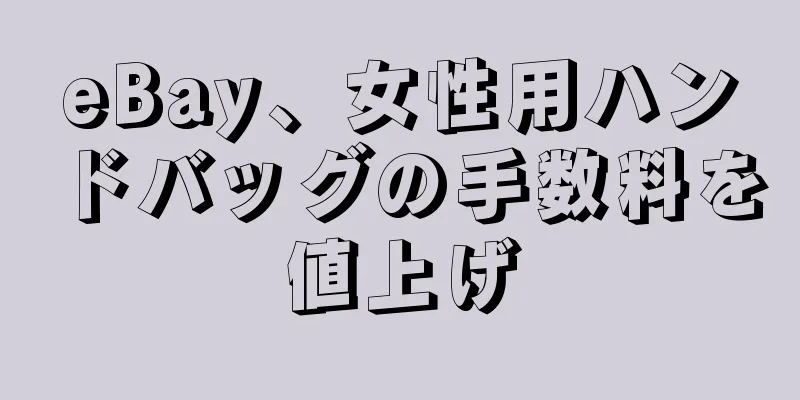 eBay、女性用ハンドバッグの手数料を値上げ