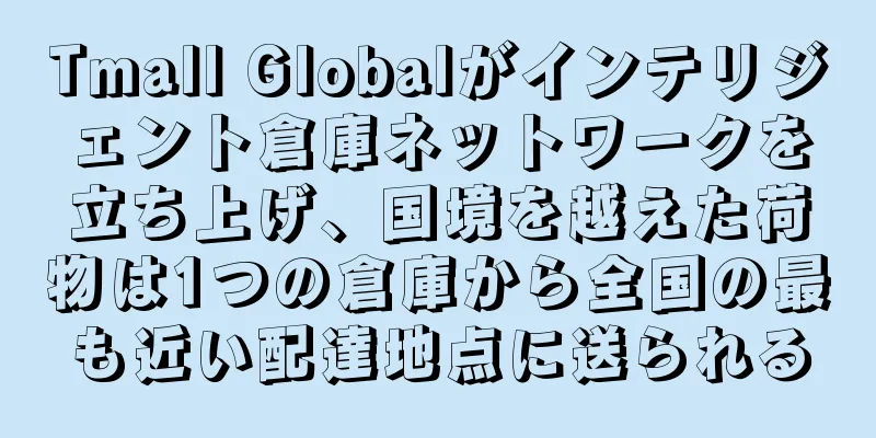 Tmall Globalがインテリジェント倉庫ネットワークを立ち上げ、国境を越えた荷物は1つの倉庫から全国の最も近い配達地点に送られる