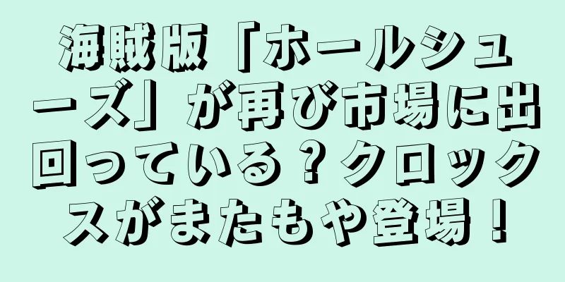 海賊版「ホールシューズ」が再び市場に出回っている？クロックスがまたもや登場！