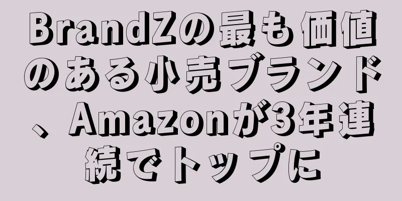 BrandZの最も価値のある小売ブランド、Amazonが3年連続でトップに