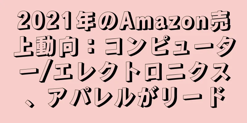 2021年のAmazon売上動向：コンピューター/エレクトロニクス、アパレルがリード