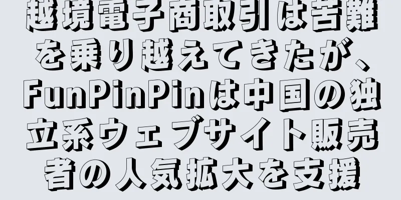 越境電子商取引は苦難を乗り越えてきたが、FunPinPinは中国の独立系ウェブサイト販売者の人気拡大を支援