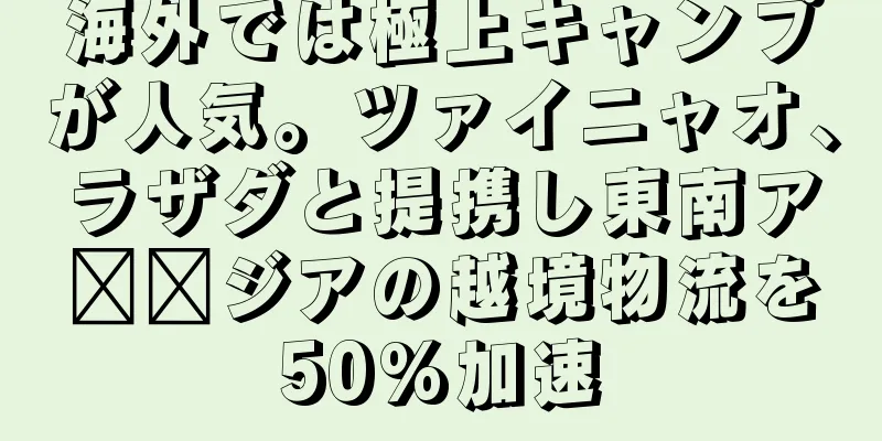 海外では極上キャンプが人気。ツァイニャオ、ラザダと提携し東南ア​​ジアの越境物流を50%加速
