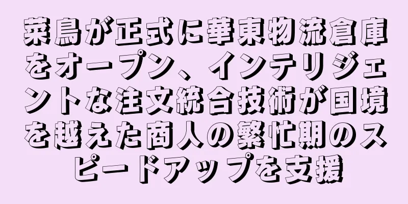 菜鳥が正式に華東物流倉庫をオープン、インテリジェントな注文統合技術が国境を越えた商人の繁忙期のスピードアップを支援