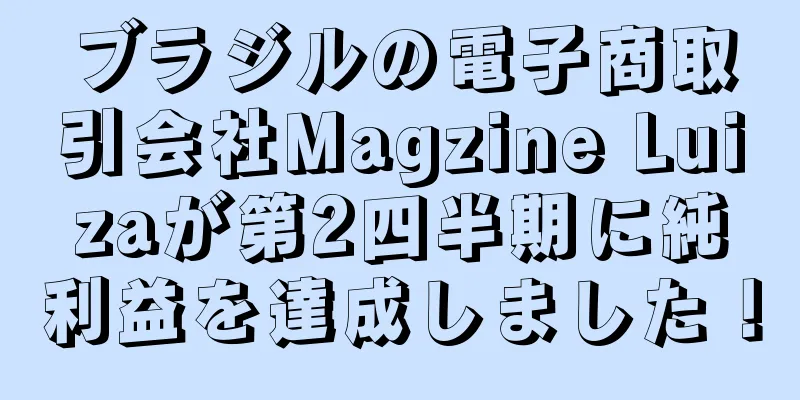 ブラジルの電子商取引会社Magzine Luizaが第2四半期に純利益を達成しました！