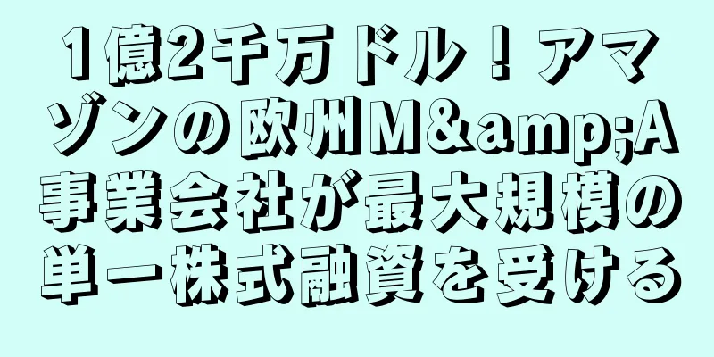 1億2千万ドル！アマゾンの欧州M&A事業会社が最大規模の単一株式融資を受ける